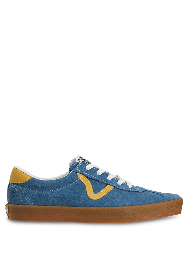 Кроссовки мужские низкие, Sport Low Sneakers Vans, синий/желтый