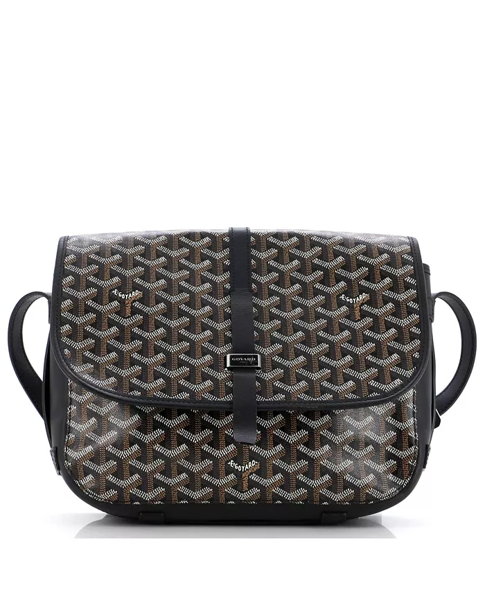 

Сумка-мессенджер MM Belvedere II из лакированного холста Pre-Owned Goyard, черный