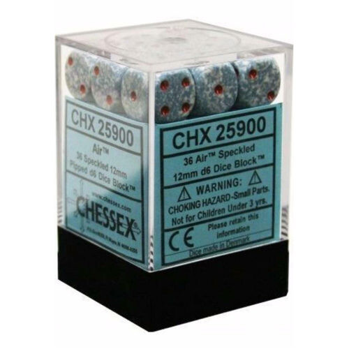 

Игровые кубики Speckled D6 Set Of 36 : Air Chessex