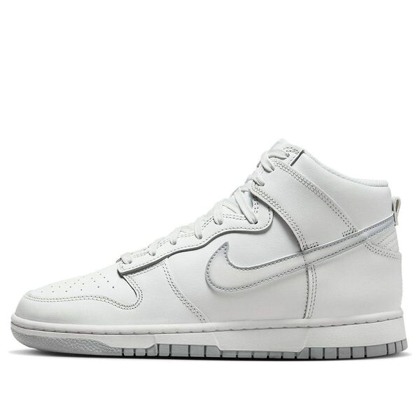 

Кроссовки dunk high 'airbrush swoosh' Nike, белый