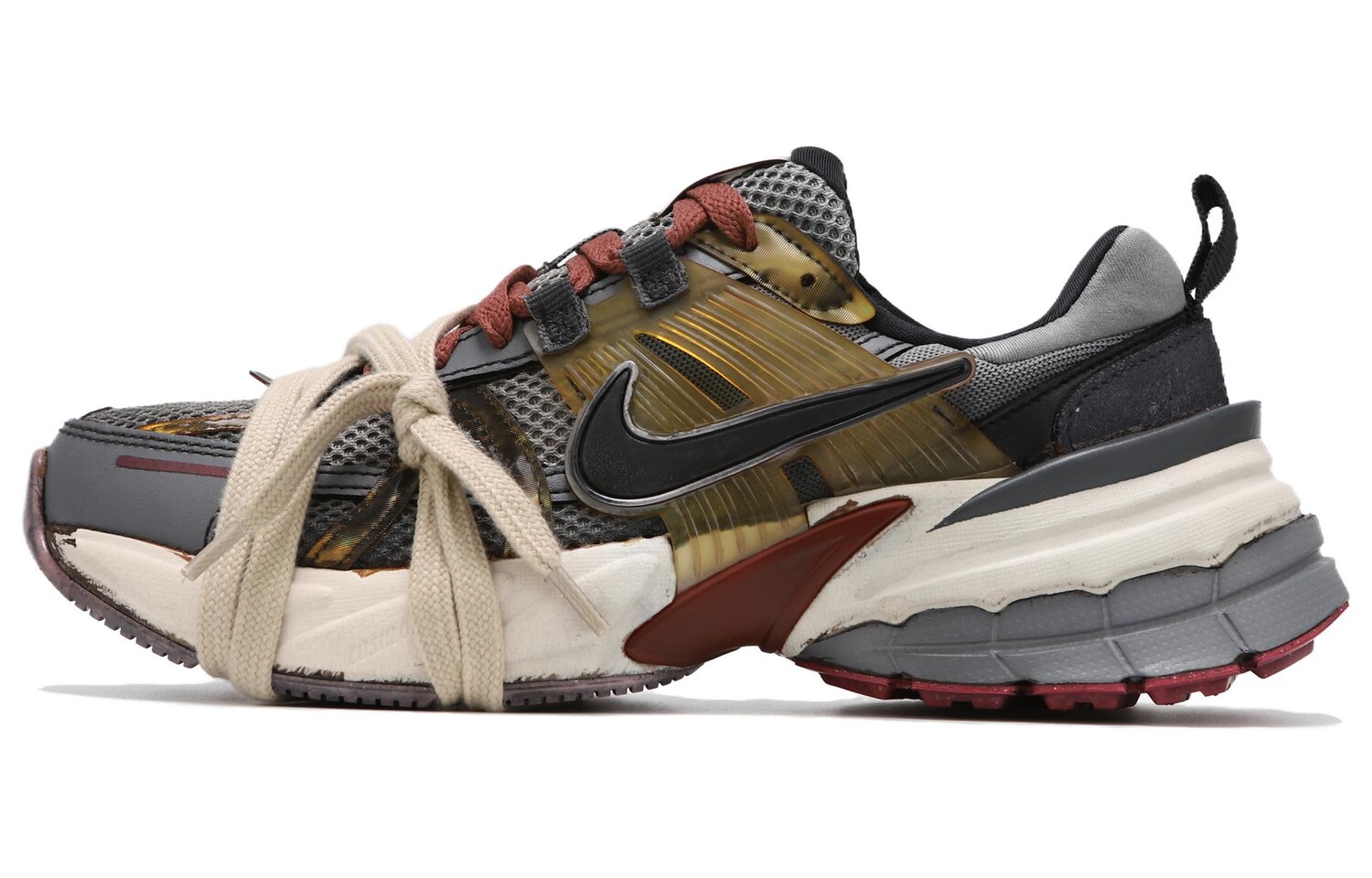 

Кроссовки для бега V2K Run женские с низким верхом серые Nike