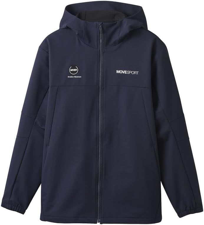 

Толстовка DESCENTE MOVESPORT HEATNAVI TOUGH Softshell на молнии, водоотталкивающая, для тренировок и бега Move Sport, темно-синий