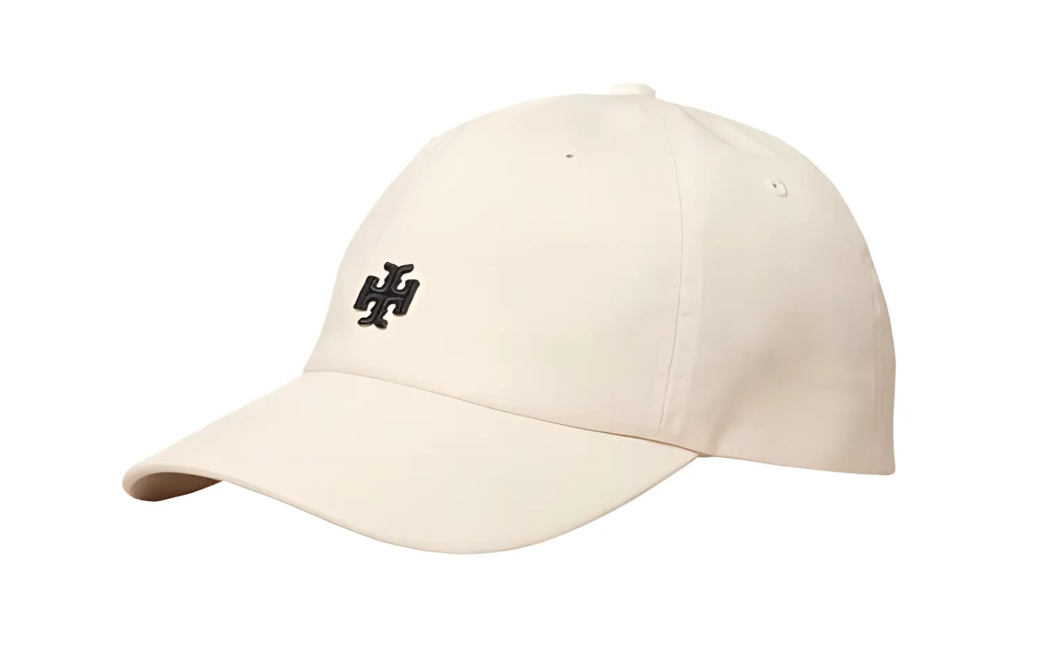 

Хлопковая и полиэстеровая бейсболка женская цвета айвори TORY BURCH