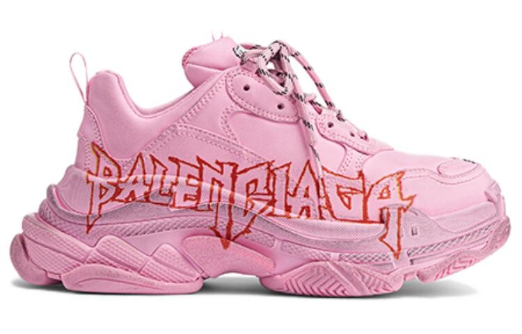 Balenciaga Массивные кроссовки Triple S Женские, Pink — фото 2