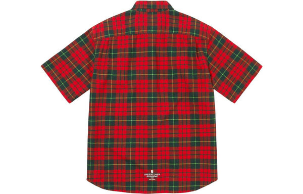 Рубашка ss23 week6 arabic logo flannel shirt 'red' Supreme, красный — фото 4