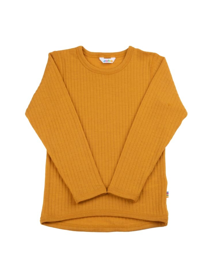 

Лонгслив Joha Langarmshirt aus Merinowolle, желтый