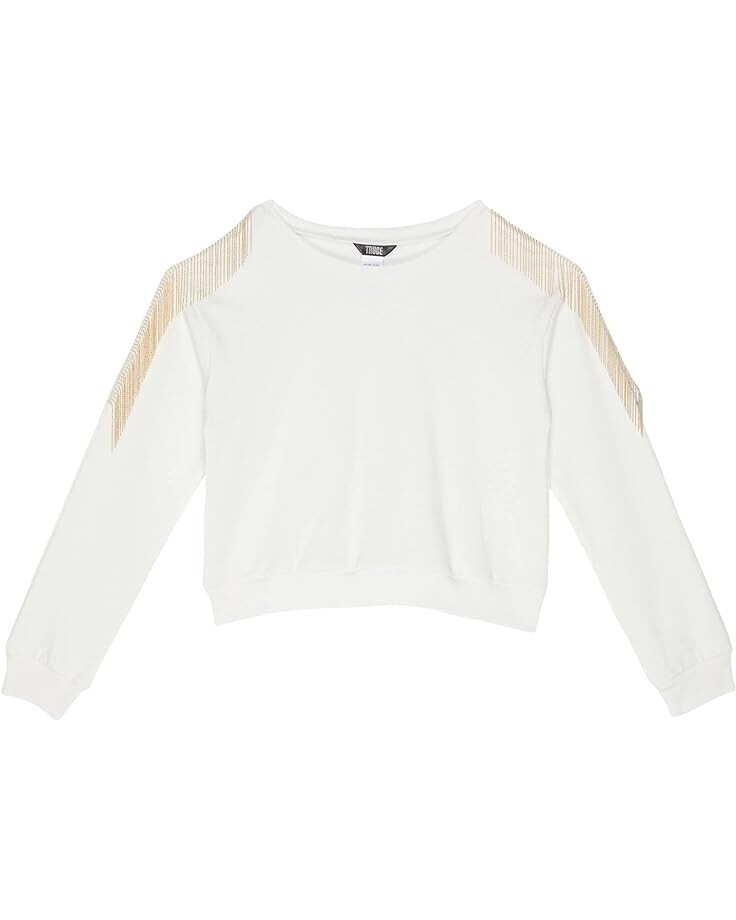 

Свитер TRUCE Long Sleeve Top with Bling Shoulders, белый