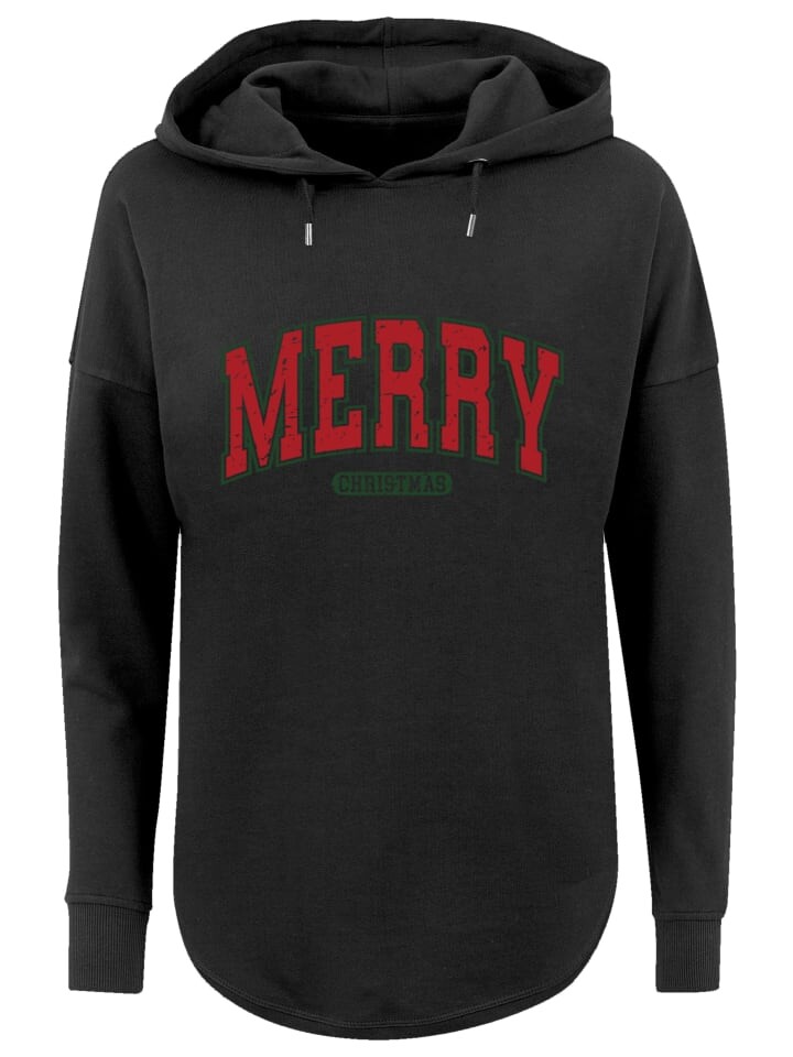 

Пуловер F4NT4STIC Oversized Hoodie Weihnachten Varsity Retro, черный