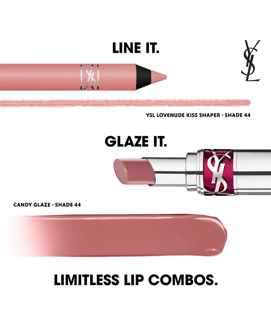 Карандаш для губ Kiss Shaper Sculpting Lip Liner Yves Saint Laurent, 44 nude lavallire — фото 4