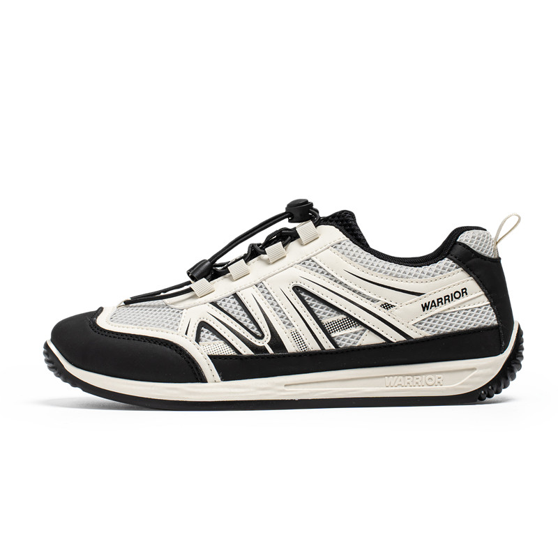 

WARRIOR Повседневные туфли с увеличенной высотой, противоскользящие, низкие, мужские, бежевые, светло-серые, черные