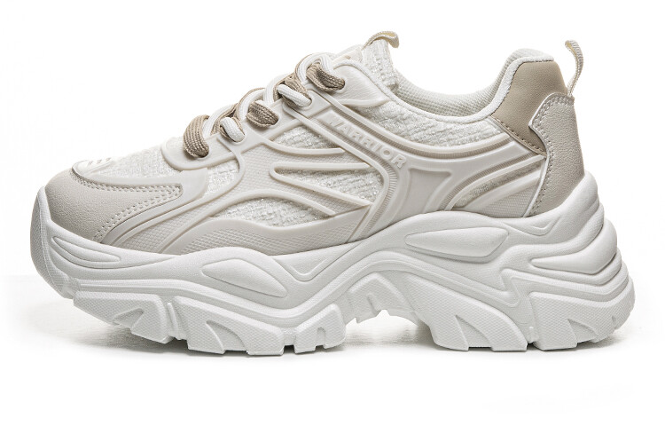 

Кроссовки WARRIOR Chunky Sneakers Women's Low-top Beige, бежевый