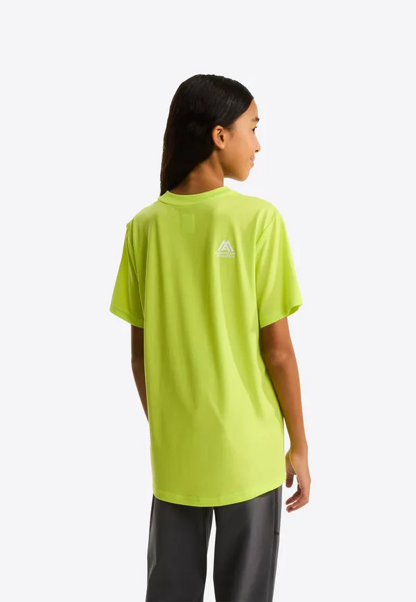 Футболка для горного спорта, базовая футболка The North Face, Fizz Lime — фото 3