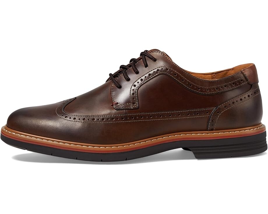 Оксфорды Florsheim Norwalk Wingtip Oxford, цвет Brown Crazy Horse — фото 4