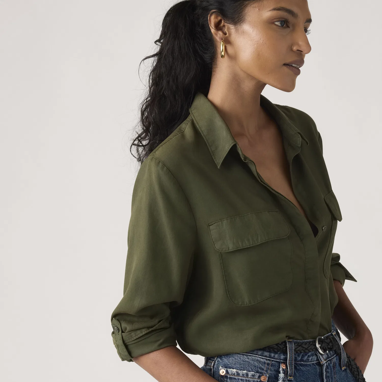 Рубашка Элейн в стиле "утилитарная" Levi's, Green — фото 2