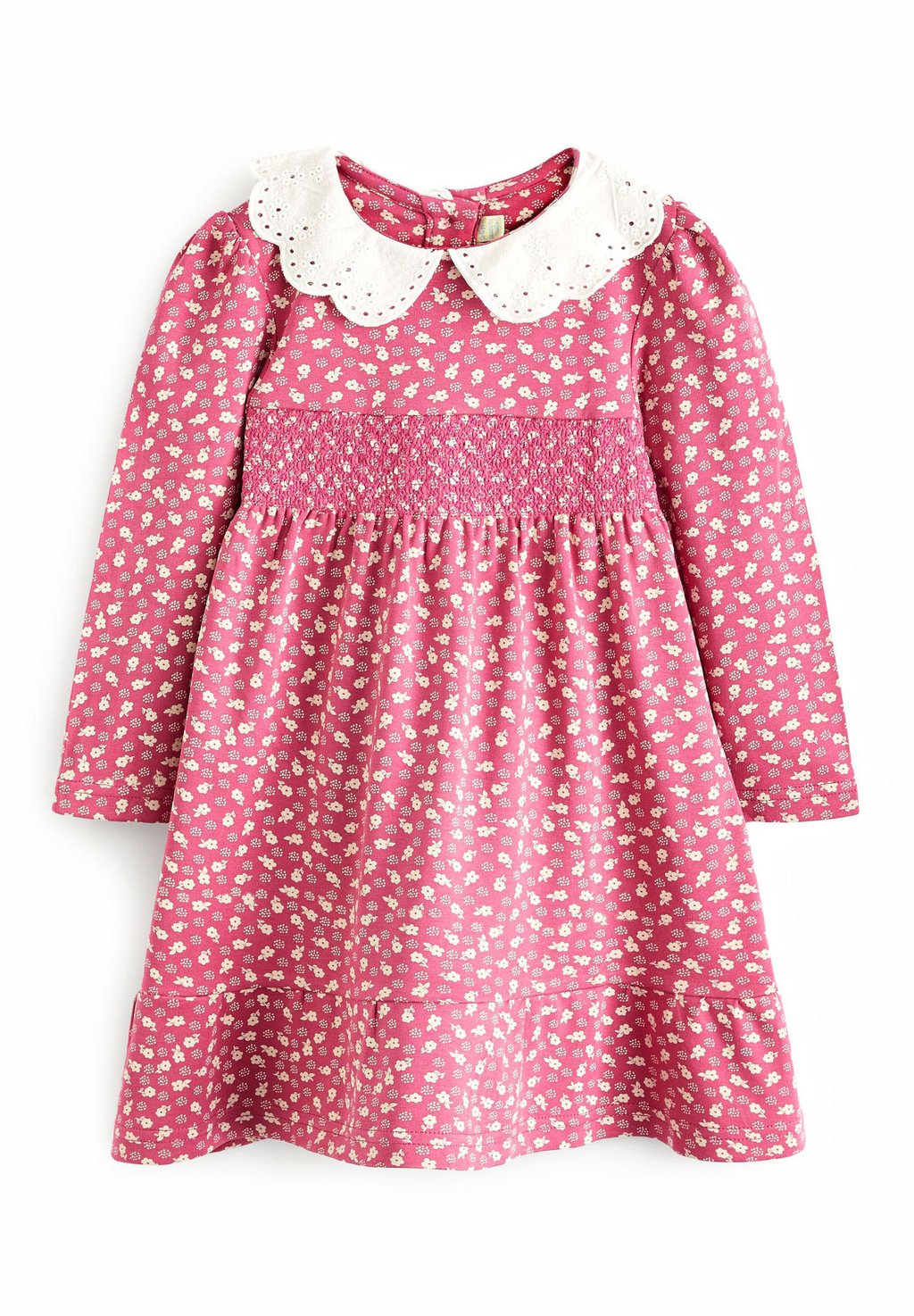 

Летнее платье Woodland Floral Print Smocked JoJo Maman Bébé, цвет rose