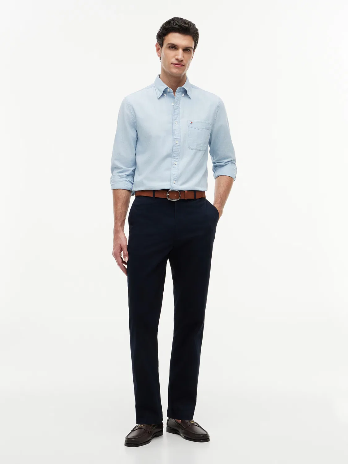 Классические брюки-чиносы 'Dover Essential' Tommy Hilfiger, Marine Blue — фото 4