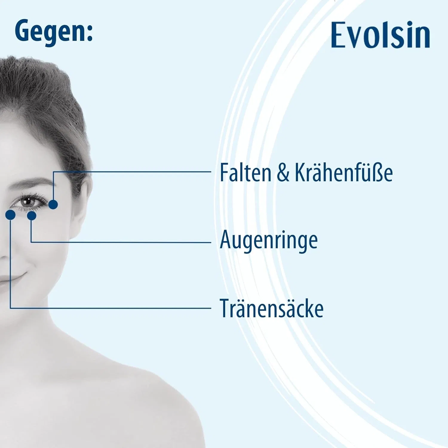Сыворотка для кожи вокруг глаз «Eye Serum» от Evolsin (2 шт.) Evolsin — фото 3