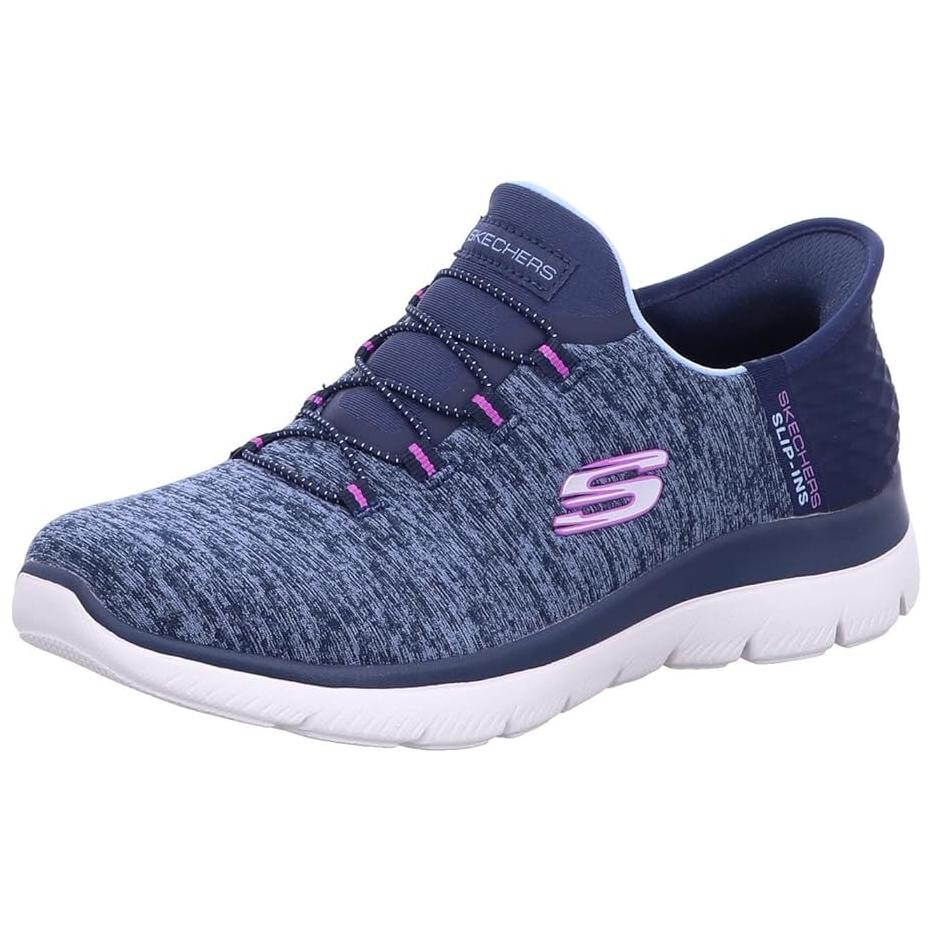 Кроссовки Skechers Slip-Ins: Summits - Dazzling Haze, темно-синий — фото 3