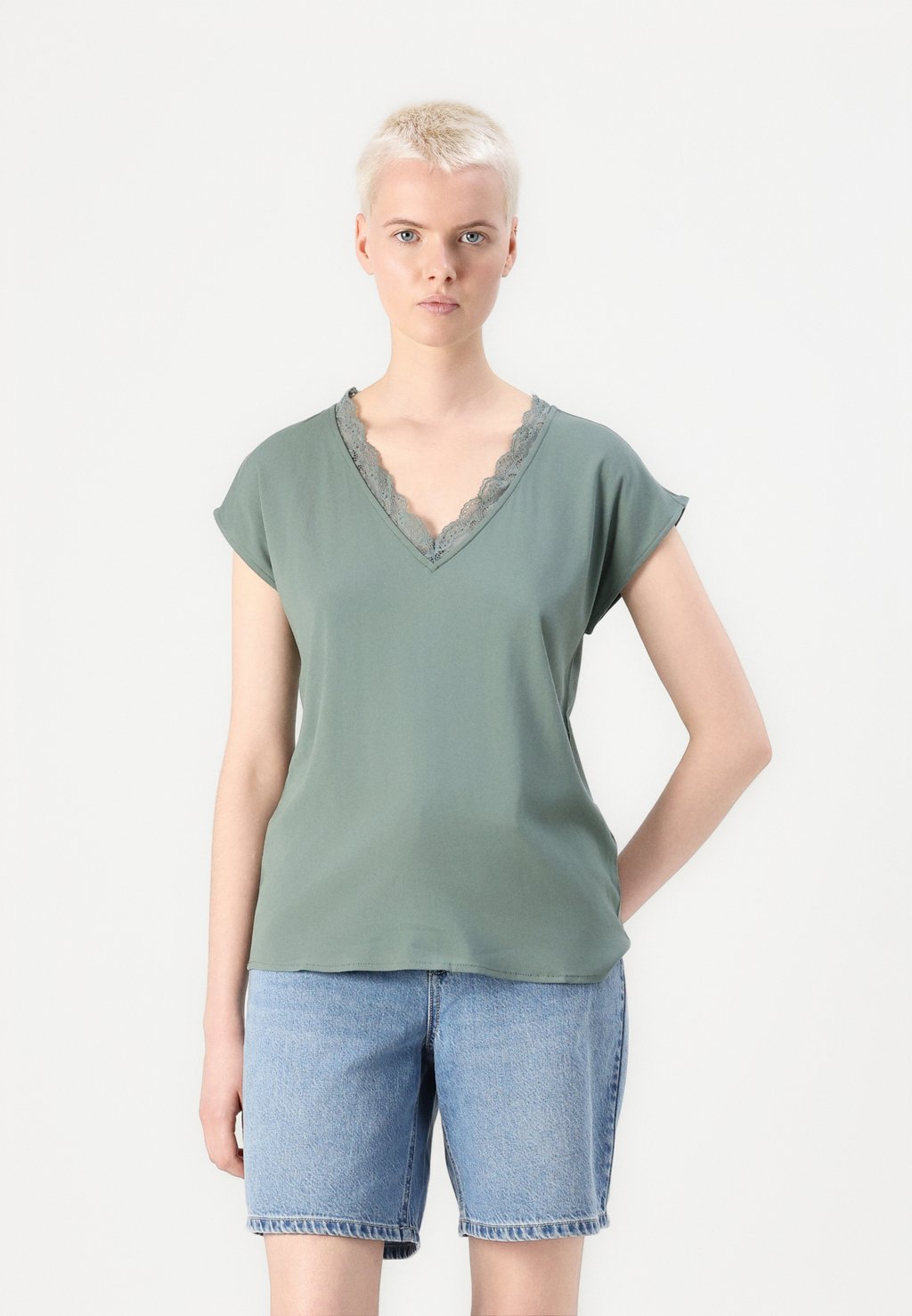 

Топ VMBELLA Vero Moda, зеленый