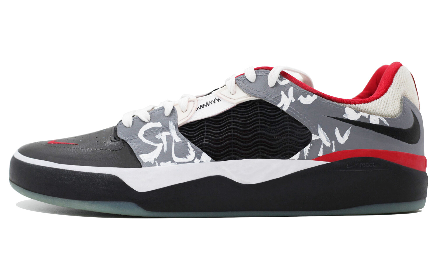 

Кроссовки Nike SB Ishod Skateboarding Shoes Unisex Low-top Gray/Black, серый