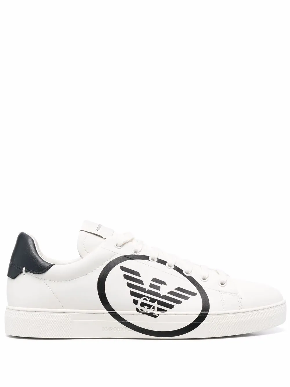 

Кроссовки с логотипом EMPORIO ARMANI, белый