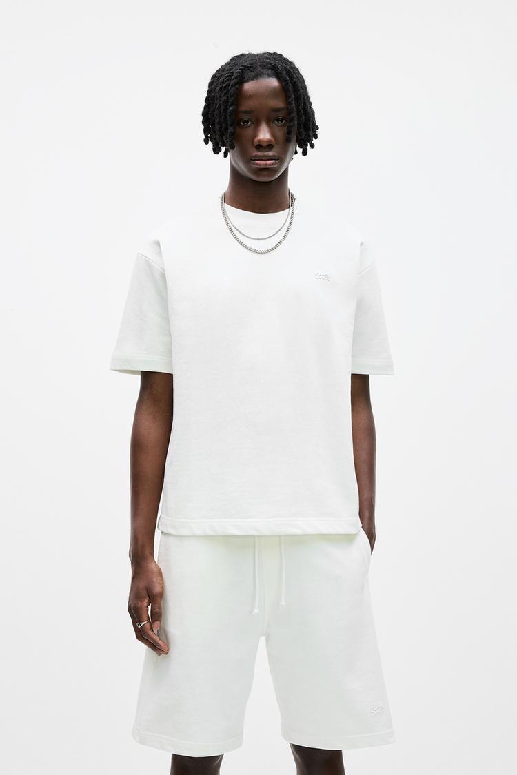 

Толстовка с коротким рукавом Pull And Bear, белый