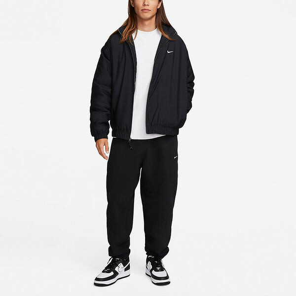 Футболка solo swoosh короткий рукав тяжелый топ Nike, белый — фото 3