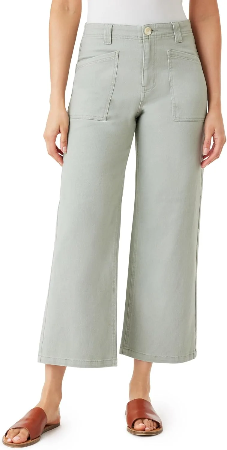 

Женские джинсы WallFlower Fearless Curvy с широкими штанинами и высокой посадкой