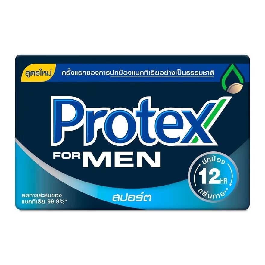 

Protex Кусковое мыло для мужчин Sport 60 G. สบู่โพรเทคส์ สบู่ก้อน, Blue