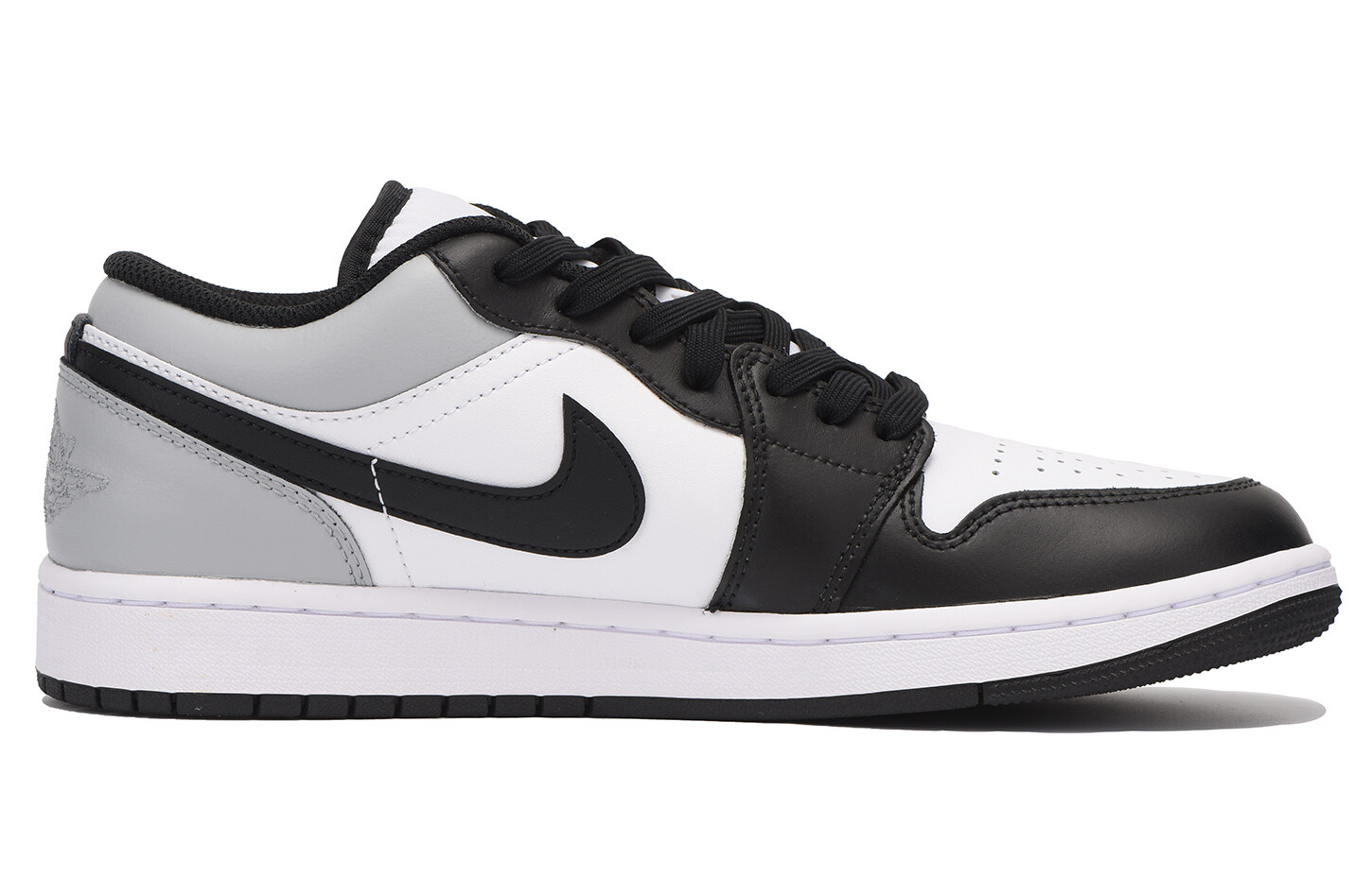 Кроссовки Air Jordan 1 Vintage Basketball Shoes Men Low-top Black, светло-серый — фото 3