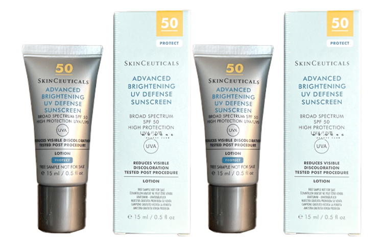 Солнцезащитный крем SkinCeuticals Advanced Brightening UV Defense SPF 50, 15 мл*2 — фото 2