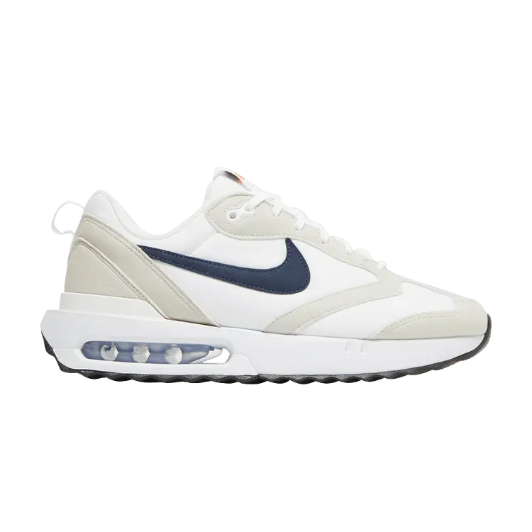 Кроссовки Nike Wmns Air Max Dawn 'Light Bone Midnight Navy', белый