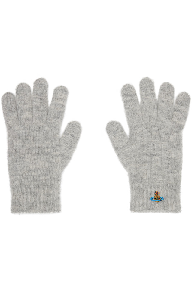 

Vivienne Westwood Серые пушистые перчатки