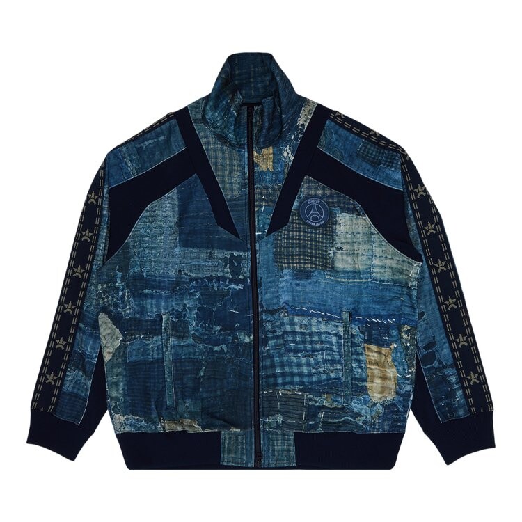 

Куртка Paris Saint-Germain x EDIFICE Japan Boro Printed Jacket, темно-синий