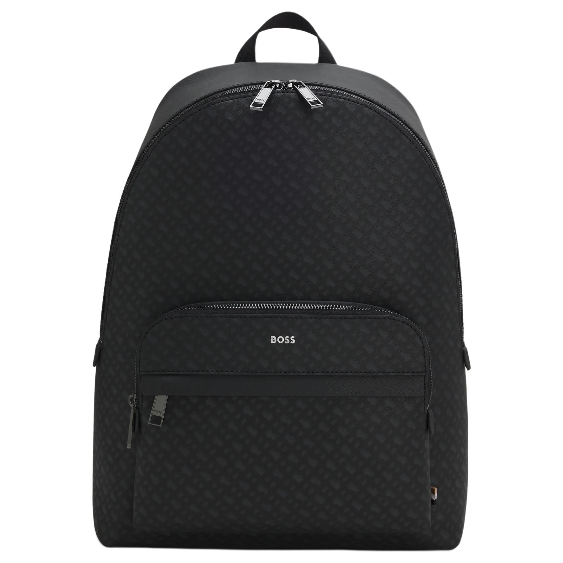 

Рюкзак с геометрическим принтом и застегивающимся карманом HUGO BOSS, basic set (bag+dust bag)