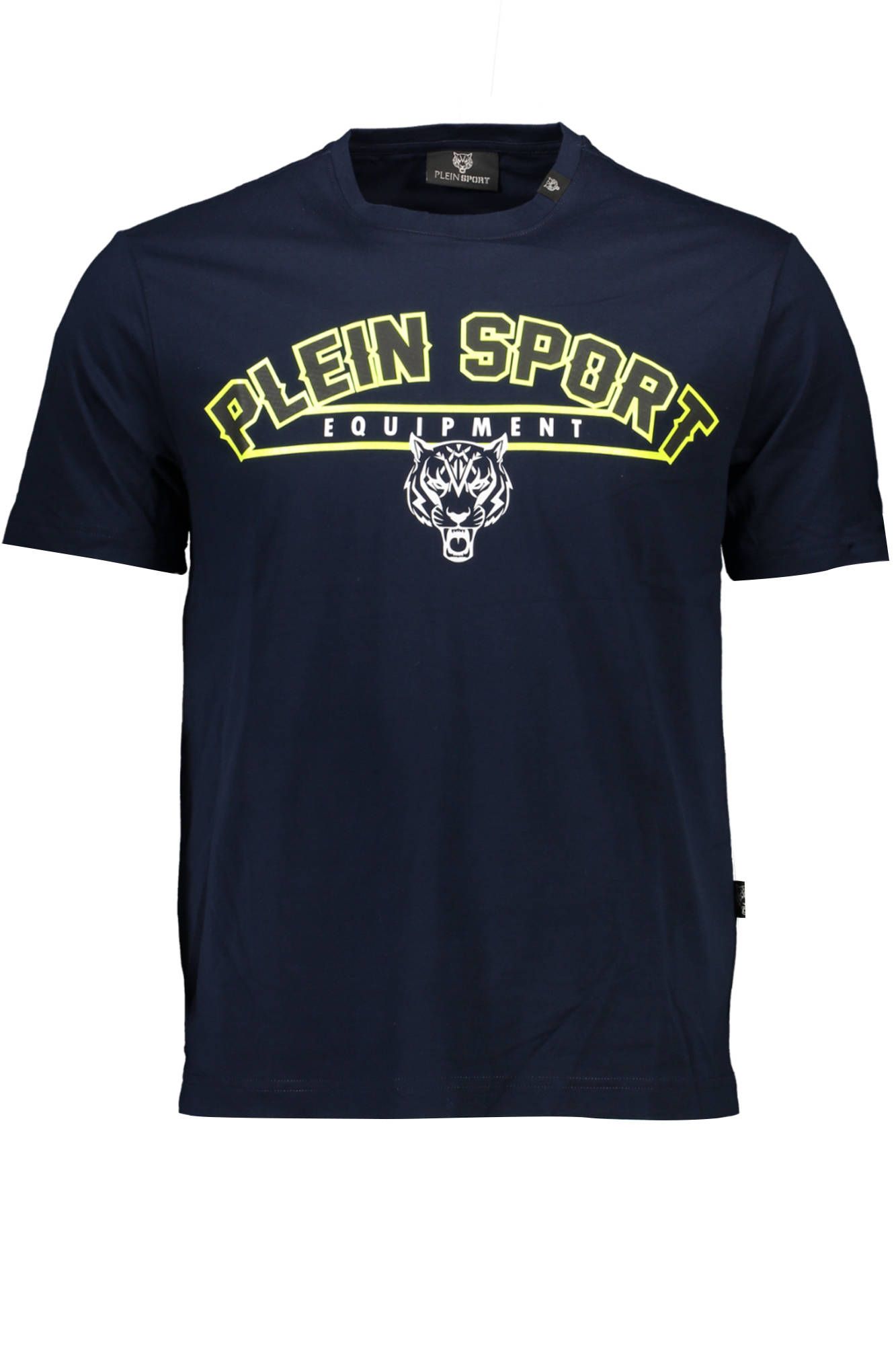

Синяя хлопковая мужская футболка Plein Sport