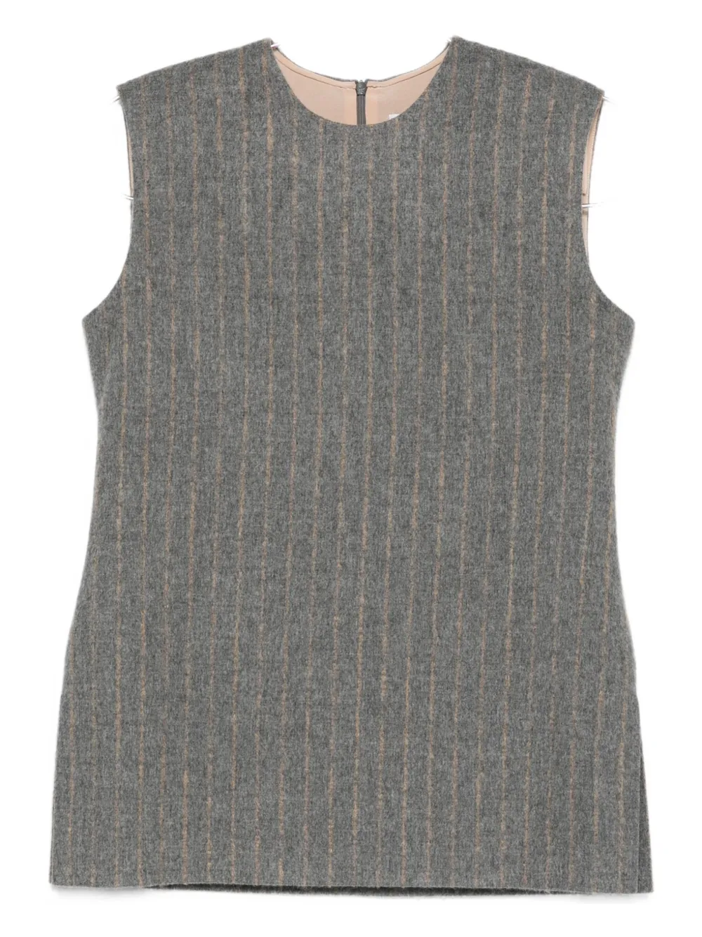 

Топ в тонкую полоску Carven, серый