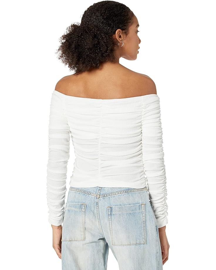 

Топ line and dot Sofi Ruched Top, слоновая кость