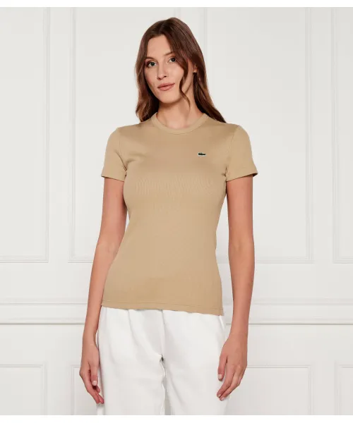 

Футболка Slim fit Lacoste, бежевый