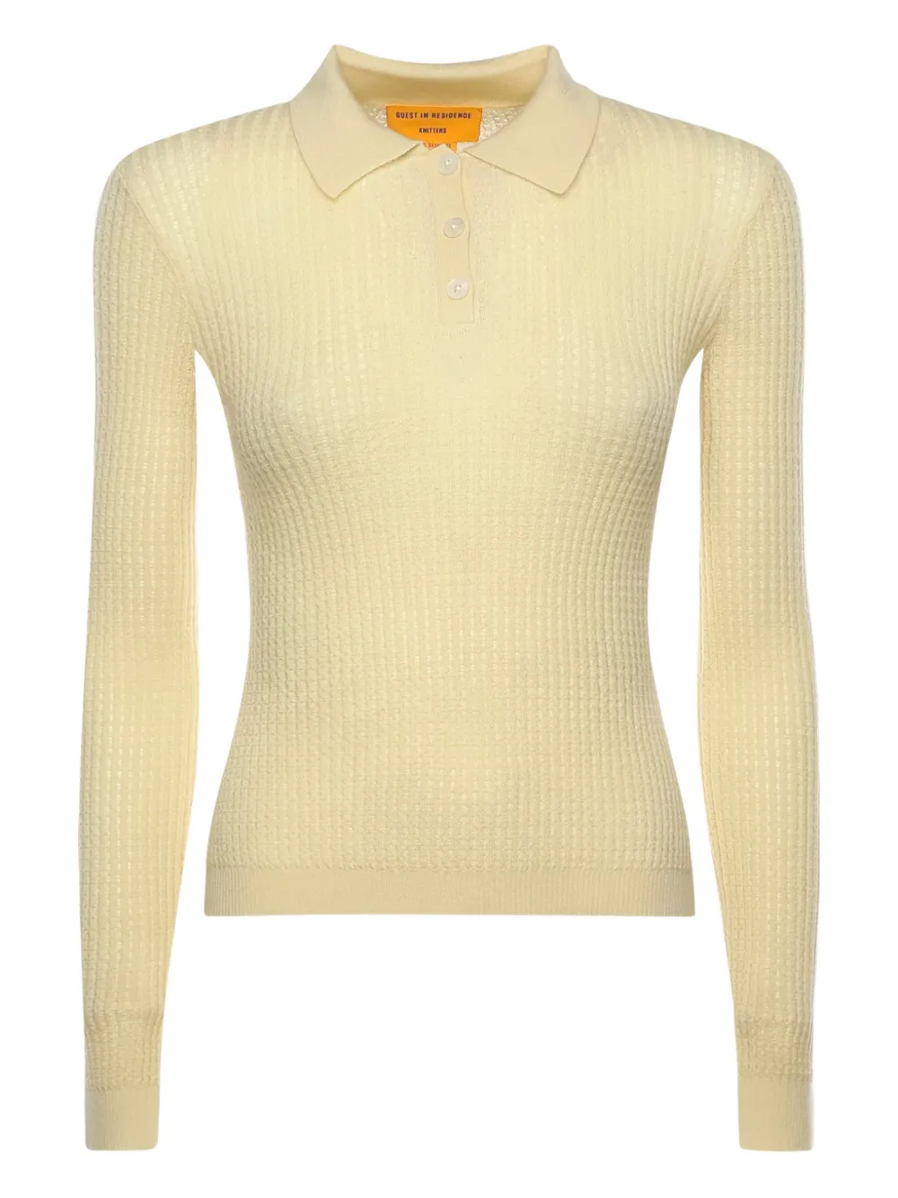 

Укороченный поло-топ Guest In Residence, желтый