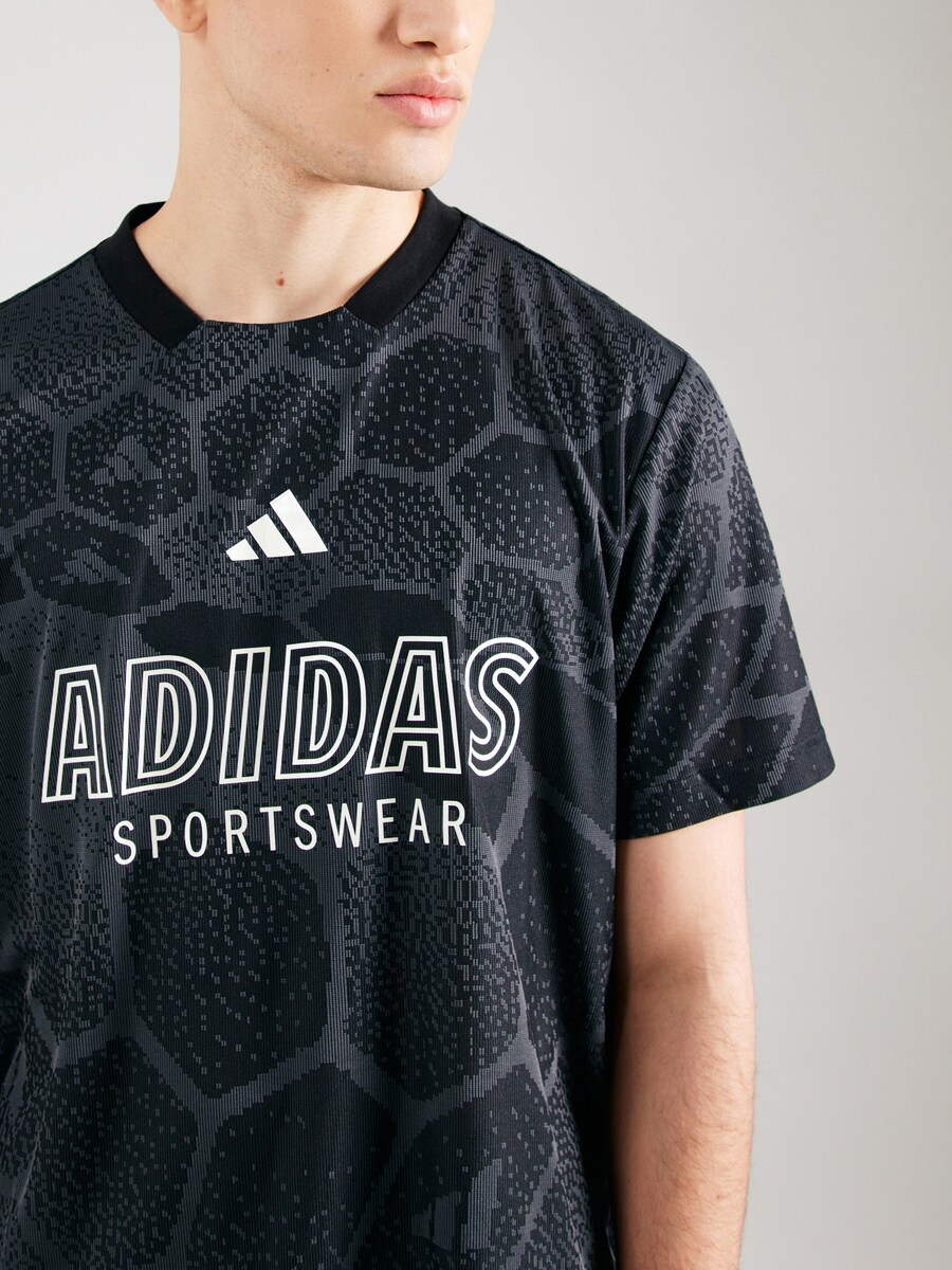 Рубашка для выступлений ADIDAS SPORTSWEAR TIRO, черный — фото 3