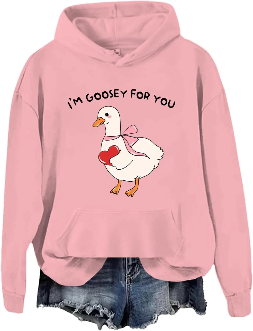 

Толстовка Valentine Goose с принтом "I'm Goosey For You" Phncal