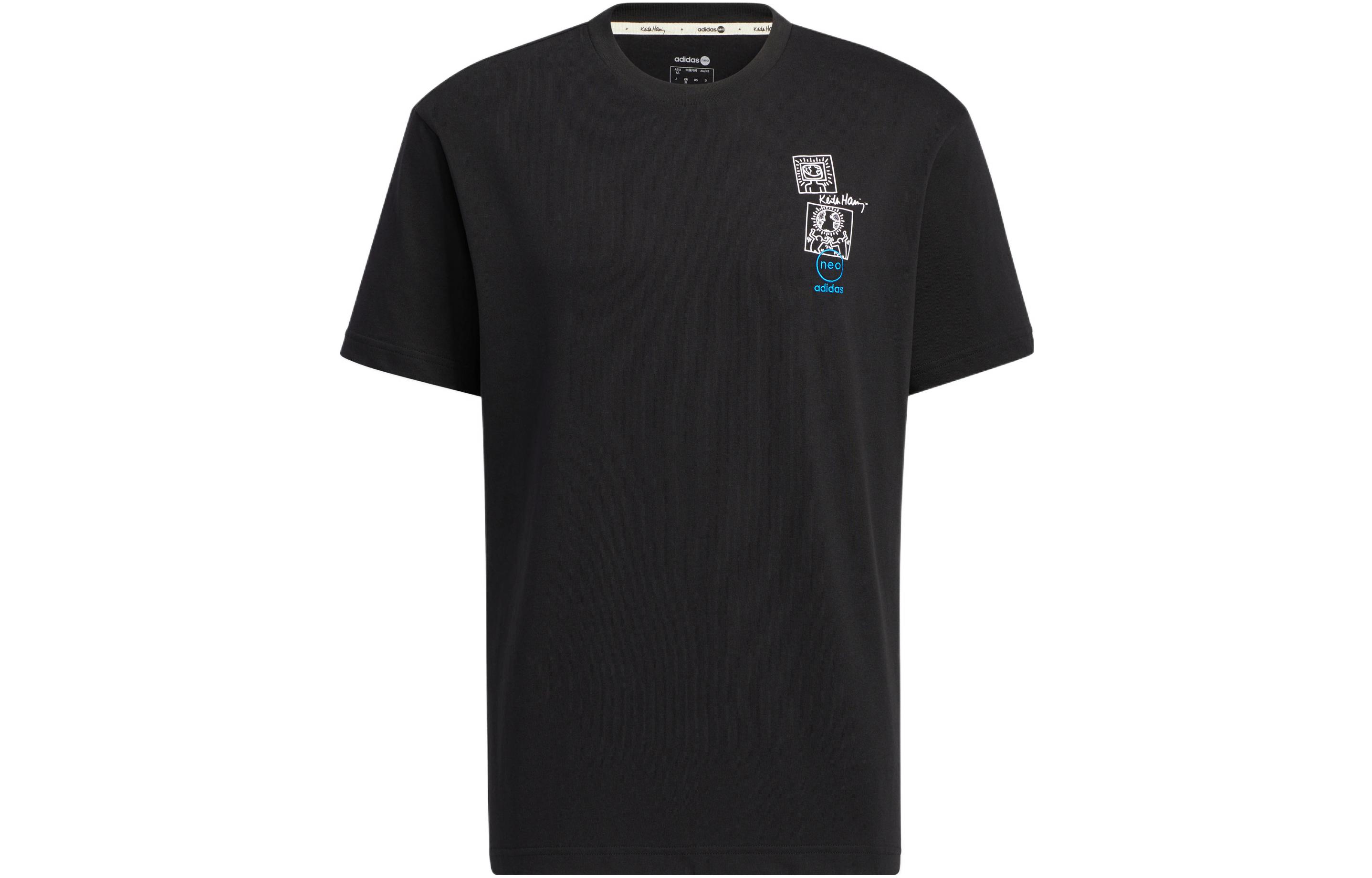 

Adidas Neo Футболка Keith Haring мужская black, Черный, Adidas Neo Футболка Keith Haring мужская black