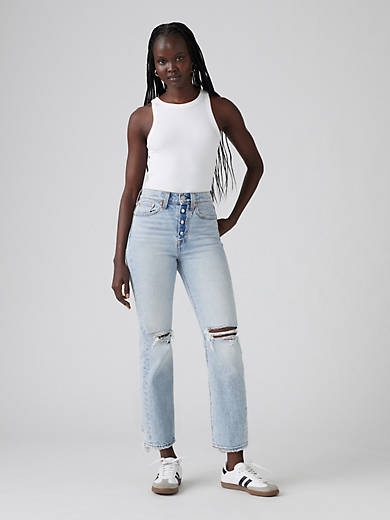 

Женские джинсы Wedgie Straight Fit Levi's, цвет Generation Next - Light Wash