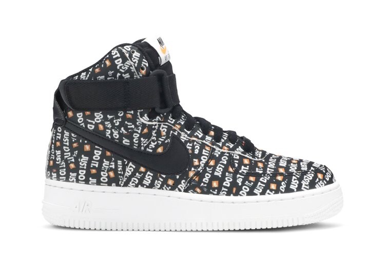 

Кроссовки Nike Wmns Air Force 1 High 'Just Do It', черный