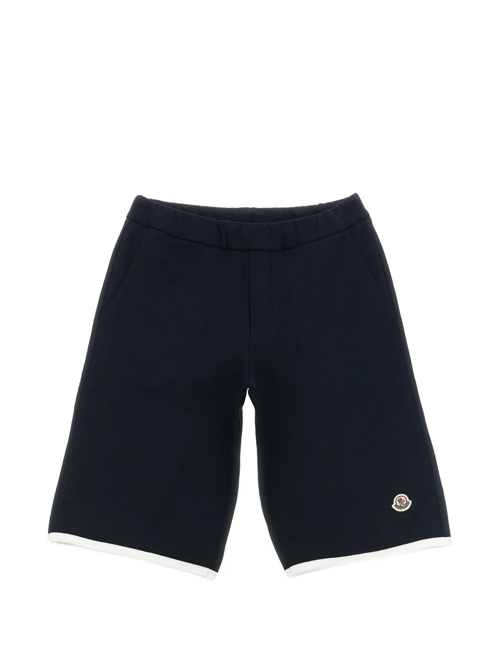 

Бермуды с нашивкой-логотипом Moncler Enfant, синий