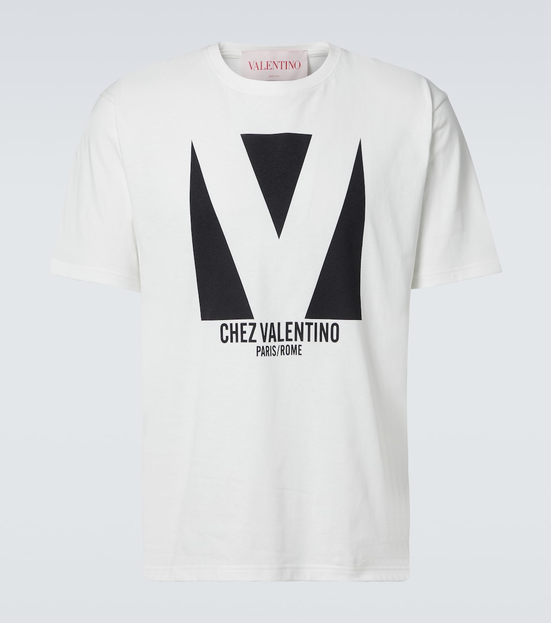 

Футболка из хлопкового джерси Chez Valentino Valentino, Avorio