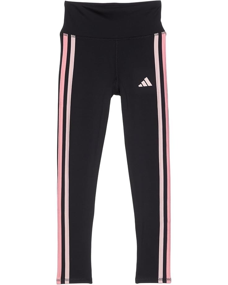 

Брюки adidas Kids 3 Color Stripe Legging, цвет Black w Pink