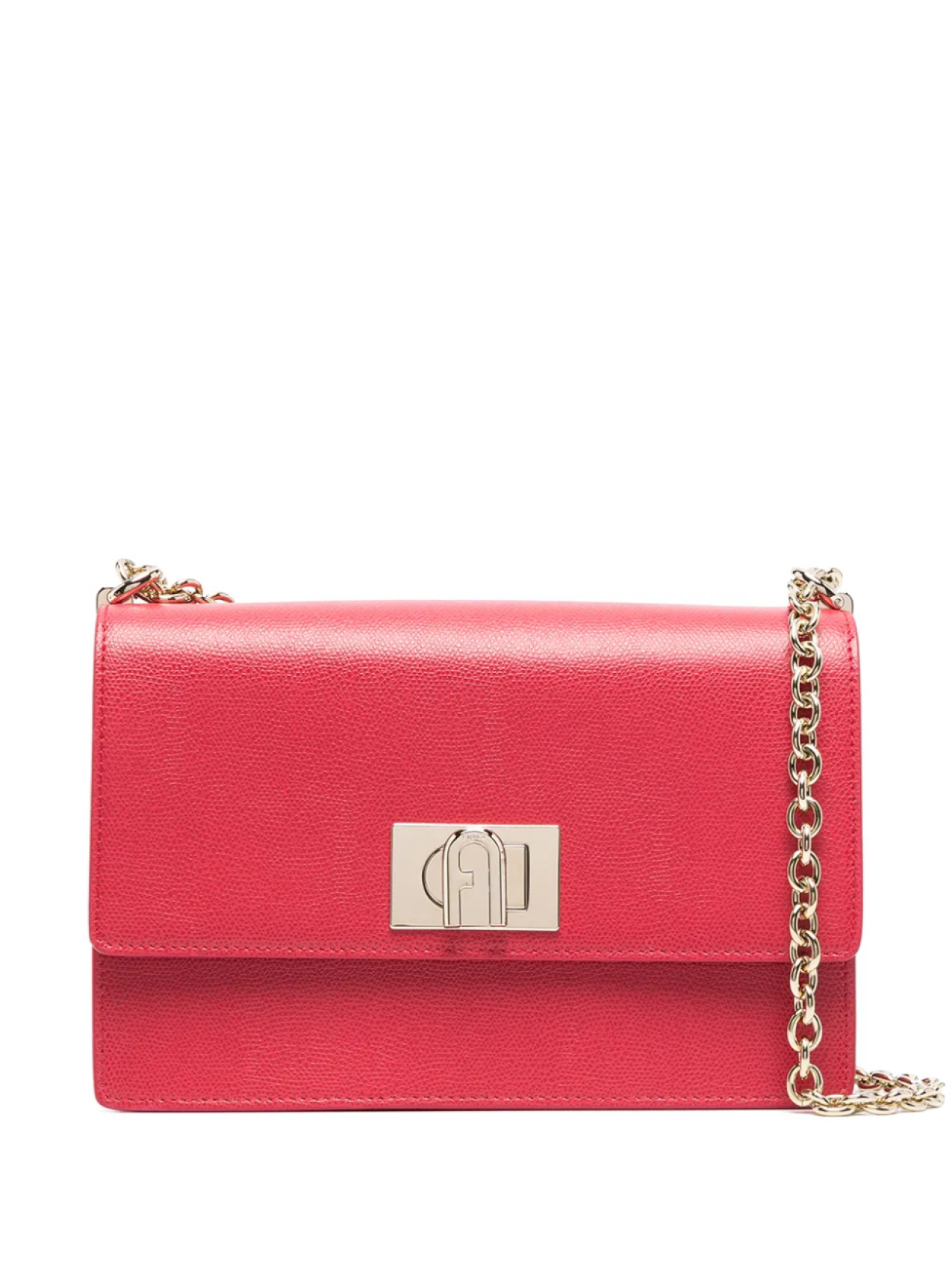 

Furla сумка через плечо с застежкой-защелкой, розовый