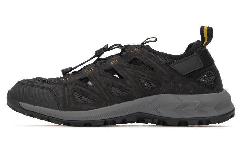 

Кроссовки Jack Wolfskin Woodland 2 Hybrid Low для активного отдыха, мужские, серо-желтые
